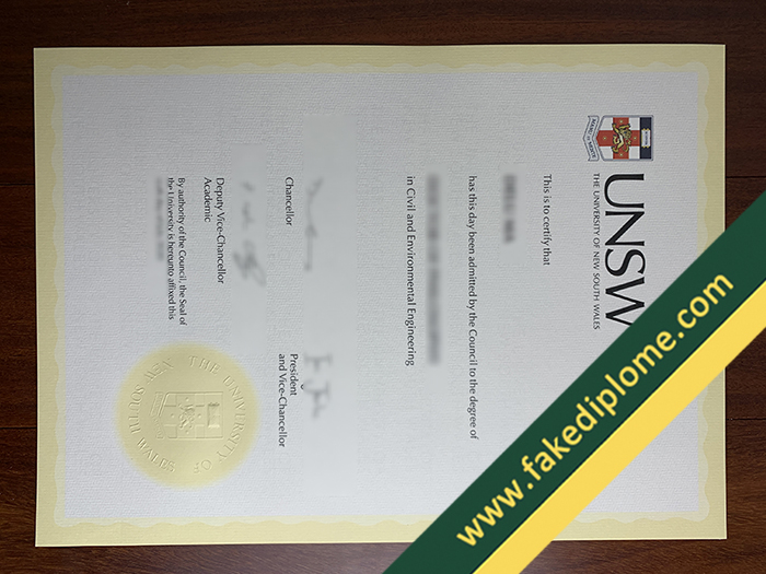 fake UNSW diploma, UNSW fake degree, fake UNSW certificate