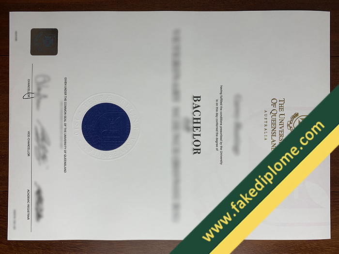 fake University of Queensland diploma, University of Queensland fake degree