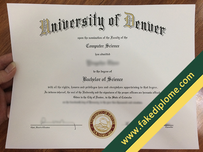 fake University of Denver diploma, University of Denver fake degree, fake University of Denver certificate