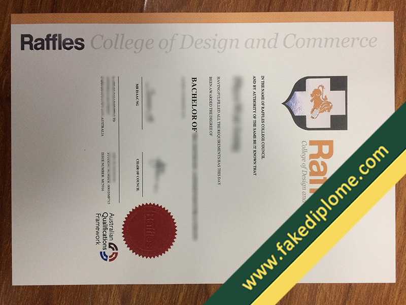 fake Raffles College diploma, Raffles College fake degree, Raffles College fake certificate