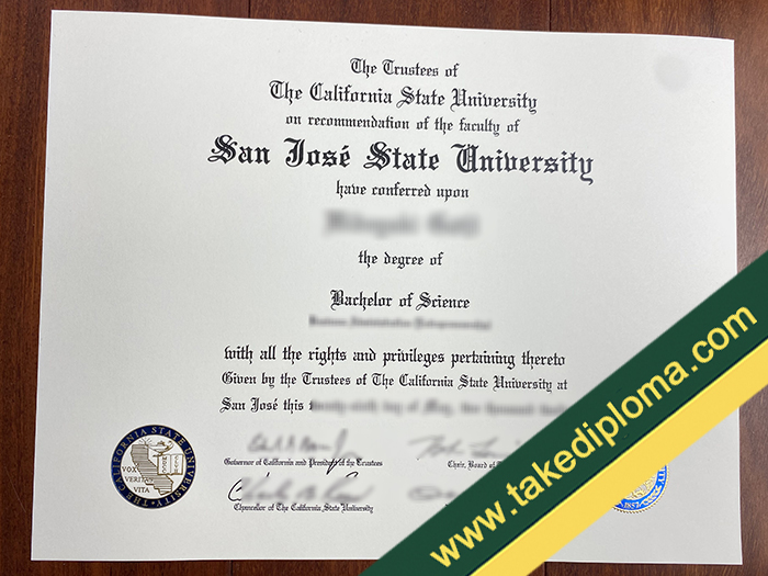 San Jose State University fake diploma, San Jose State University fake degree, San Jose State University fake certificate