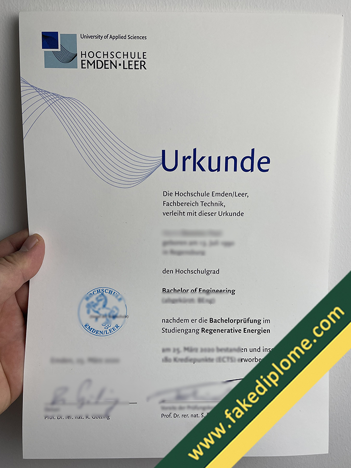 Hochschule Emden Leer diploma Hochschule Emden Leer diploma Where to Buy Hochschule Emden/Leer Fake Diploma in Germany?