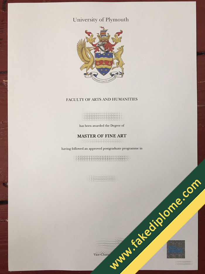 University of Plymouth diploma University of Plymouth diploma Where to Buy University of Plymouth Fake Degree Certificate?