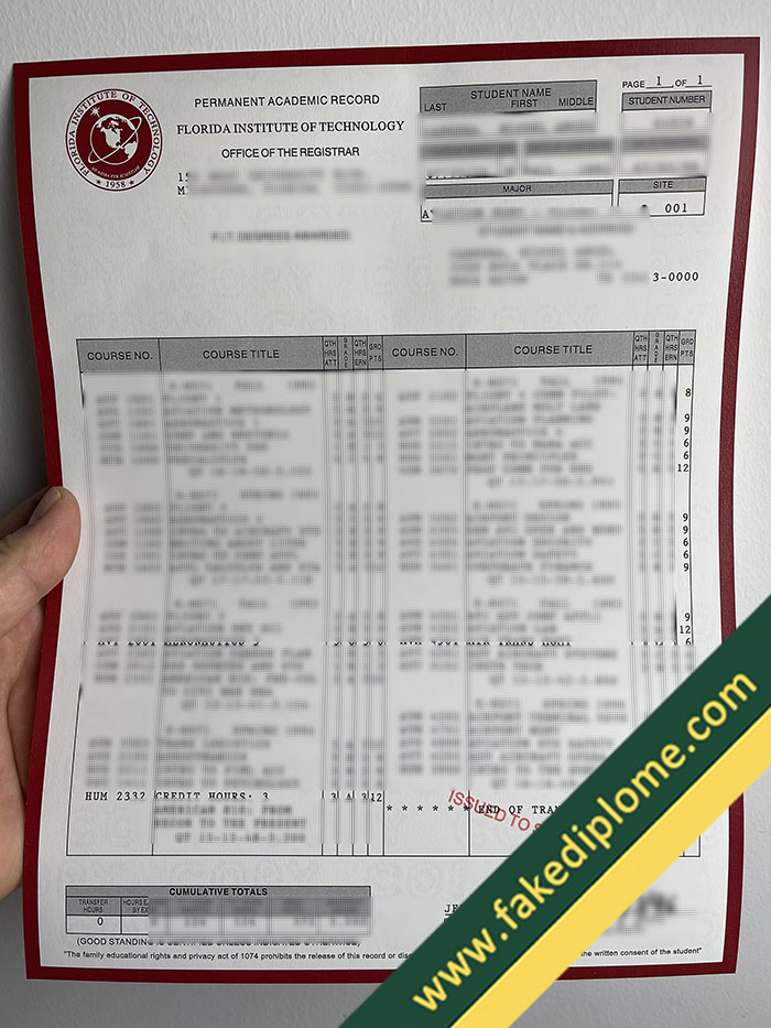 Florida Institute of Technology fake transcript Florida Institute of Technology fake transcript How to Create Florida Institute of Technology Fake Transcript Diploma?