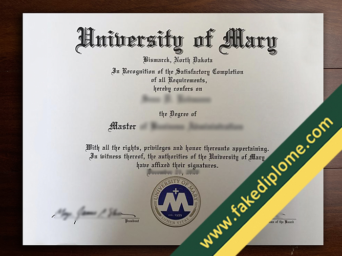 fake University of Mary diploma, fake University of Mary degree, fake University of Mary certificate