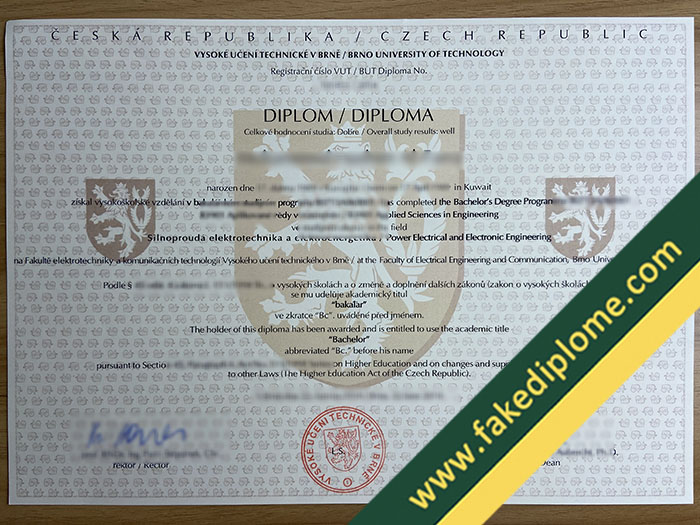 fake Brno University of Technology diploma, fake Brno University of Technology degree, fake Brno University of Technology certificate