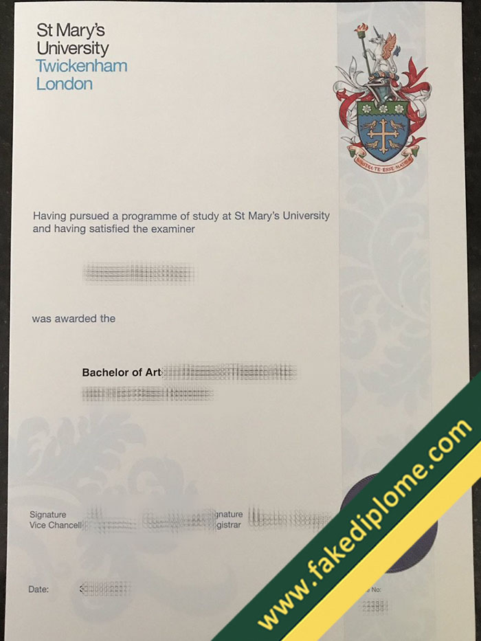 St Marys University Twickenham London degree St Marys University Twickenham London degree How to Get St Marys University Twickenham London Fake Degree?