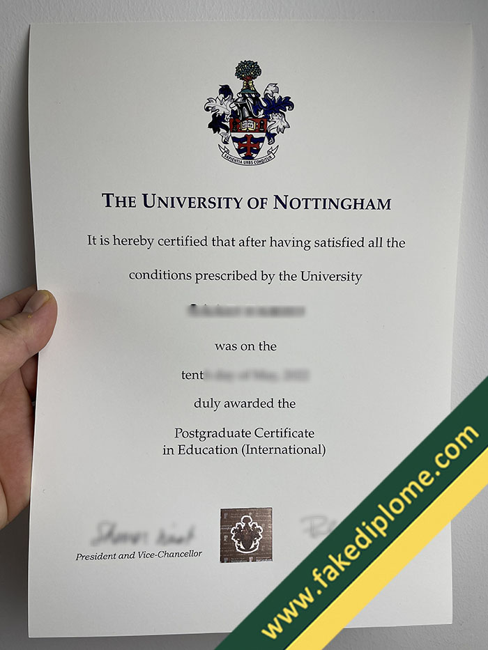 University of Nottingham degree University of Nottingham degree Where to Order University of Nottingham Fake Degree Certificate?