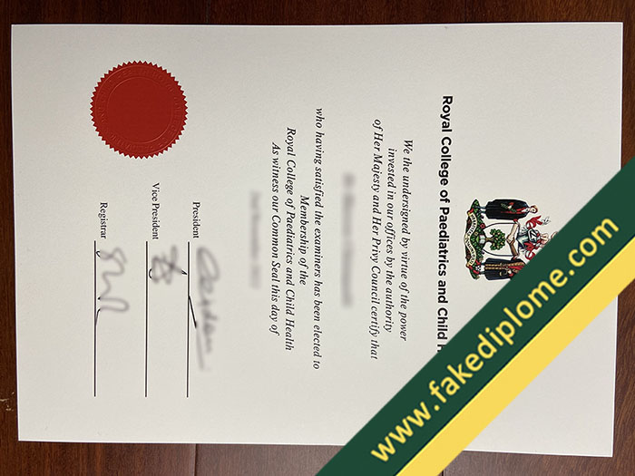 RCPCH fake diploma, RCPCH fake certificate, buy fake degree