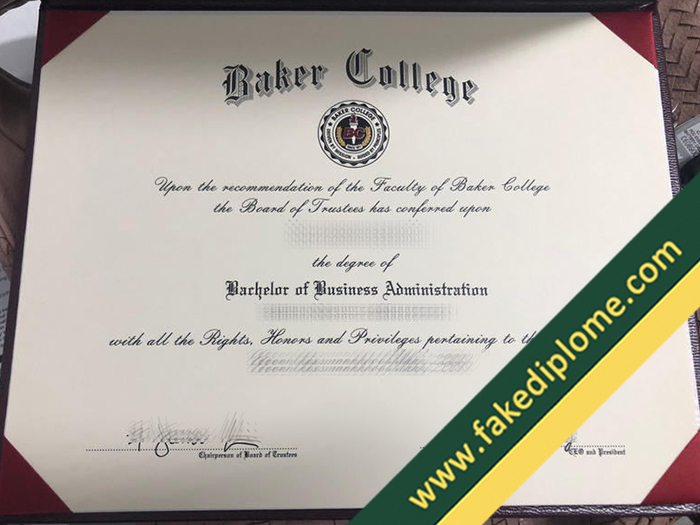 Baker College fake diploma, Baker College fake degree, fake Baker College certificate