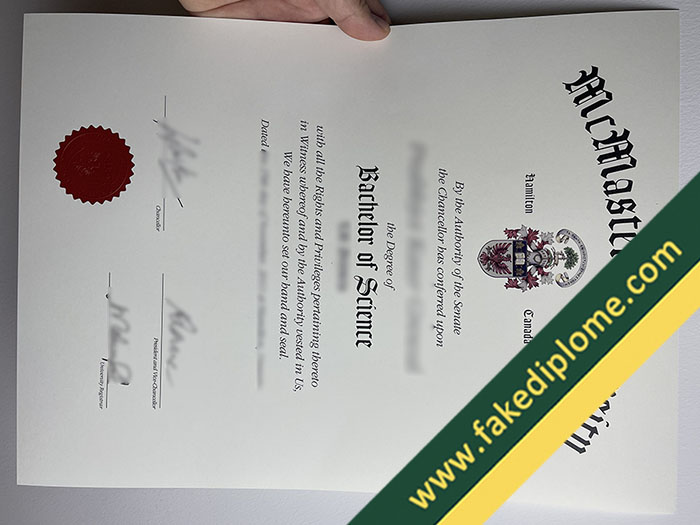 McMaster University fake diploma, fake McMaster University degree, fake McMaster University certificate