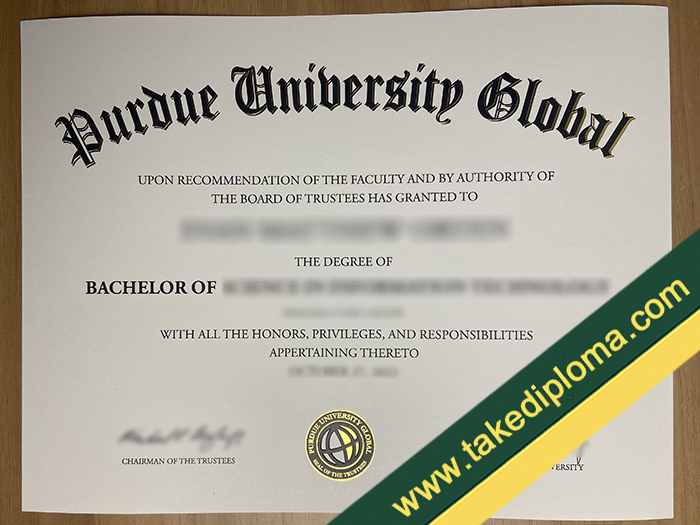 Purdue University Global fake diploma, Purdue University Global fake degree, Purdue University Global fake certificate