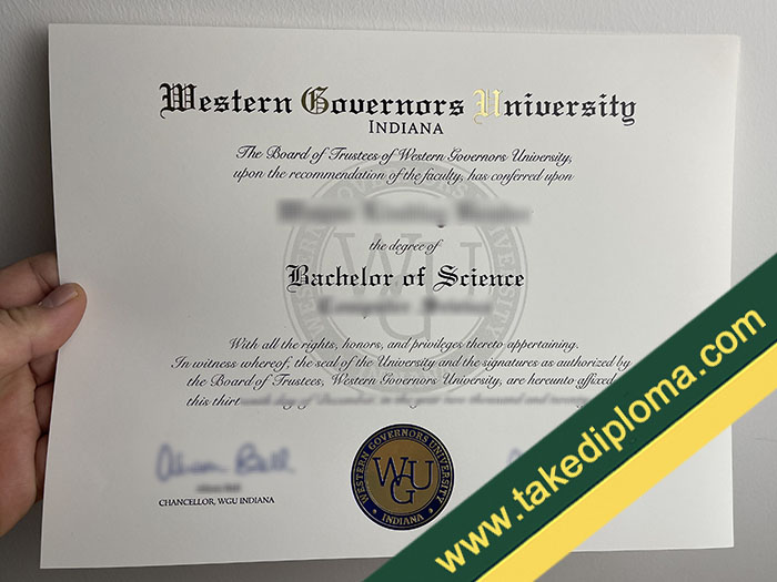 Western Governors University fake diploma, Western Governors University fake degree, fake Western Governors University certificate