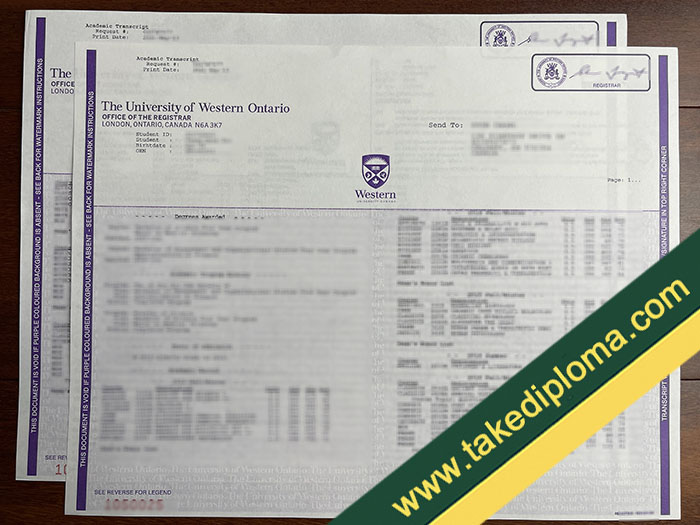 University of Western Ontario fake diploma, University of Western Ontario fake degree, University of Western Ontario fake transcript