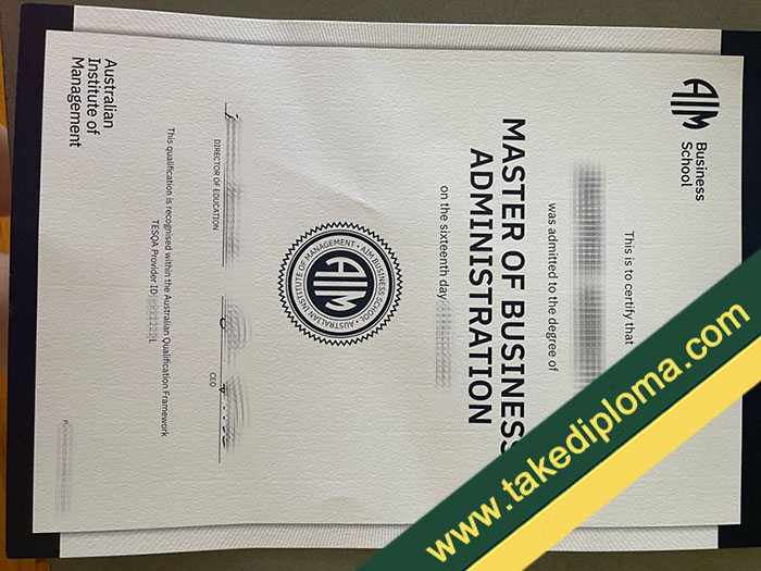 AIM Business School diploma, AIM Business School fake degree, AIM Business School certificate