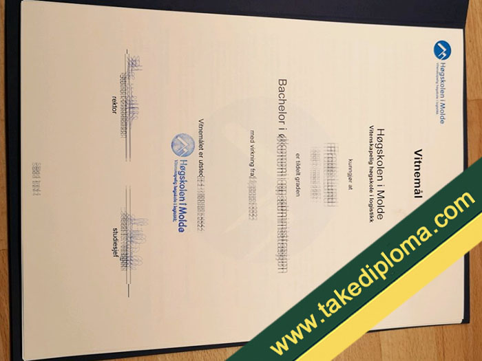 Høgskolen i Molde diploma, Høgskolen i Molde fake Vitnemål, Høgskolen i Molde certificate
