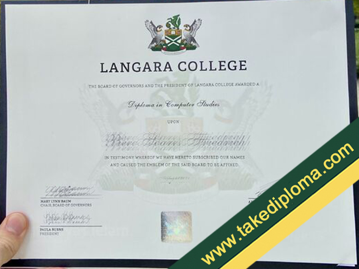 Langara College fake diploma, Langara College fake certificate, fake Langara College transcript