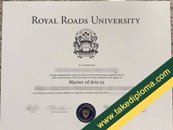 Royal Roads University diploma, Royal Roads University fake degree, Royal Roads University certificate