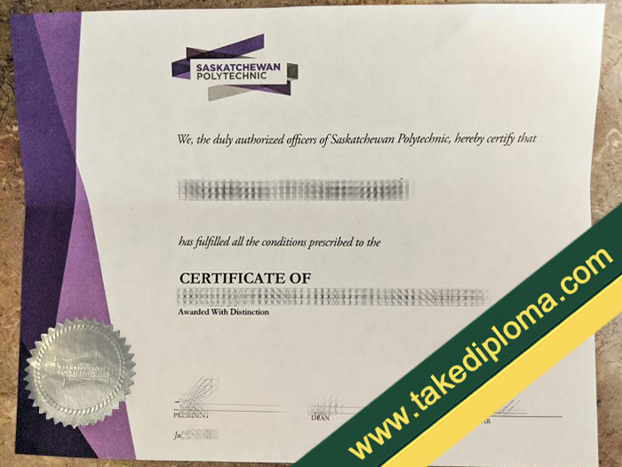 Saskatchewan Polytechnic diploma, Saskatchewan Polytechnic fake certificate, buy fake degree