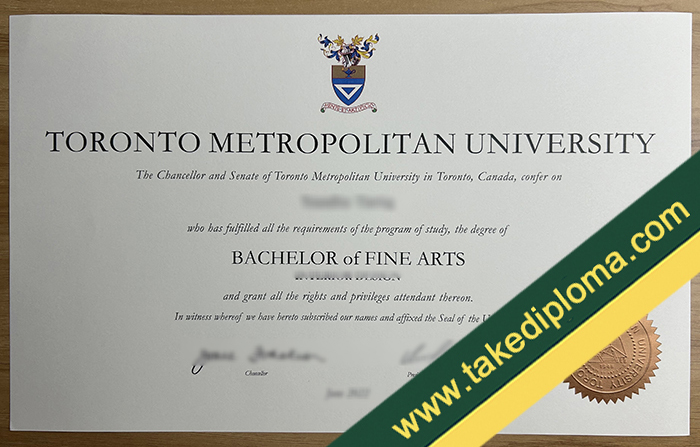 Toronto Metropolitan University fake diploma, Toronto Metropolitan University degree, Toronto Metropolitan University transcript