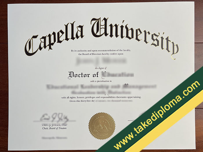 Capella University diploma, Capella University fake degree, Capella University fake transcript