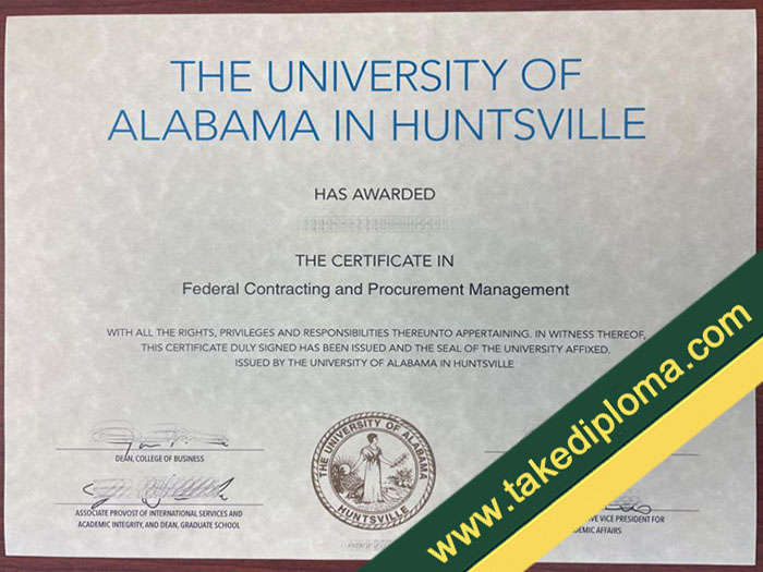 University of Alabama in Huntsville fake diploma, University of Alabama in Huntsville certificate, buy fake degree