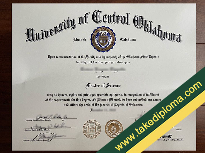 University of Central Oklahoma fake diploma, University of Central Oklahoma degree, University of Central Oklahoma certificate