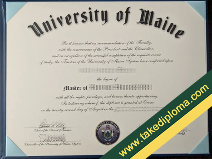 University of Maine diploma, University of Maine fake degree, University of Maine certificate