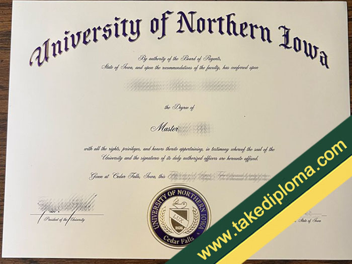 University of Northern Iowa diploma, University of Northern Iowa fake degree, University of Northern Iowa certificate