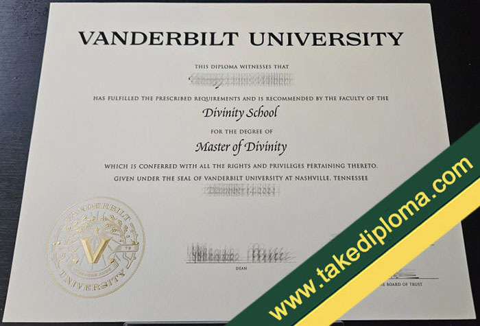 Vanderbilt University fake diploma, Vanderbilt University degree, Vanderbilt University certificate