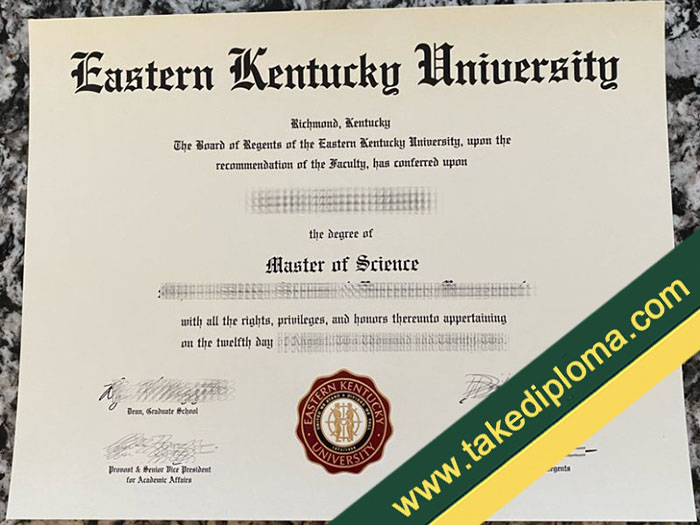 Eastern Kentucky University diploma, Eastern Kentucky University fake degree, Eastern Kentucky University certificate