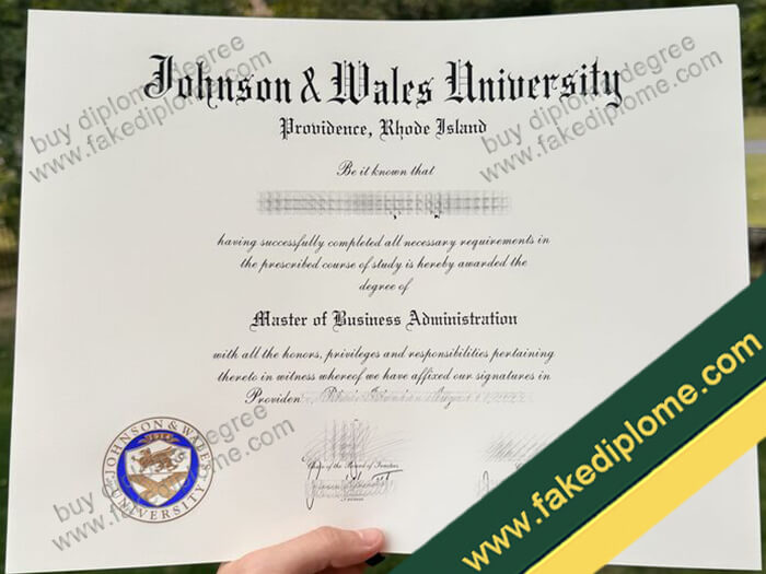 Johnson & Wales University diploma, Johnson & Wales University fake degree, Johnson & Wales University certificate