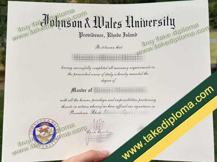 Johnson & Wales University diploma, Johnson & Wales University fake degree, Johnson & Wales University certificate