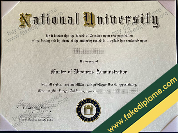 National University diploma, National University fake degree, National University certificate