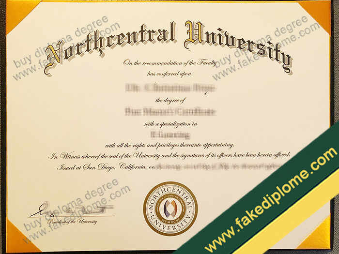 Northcentral University diploma, Northcentral University fake degree, Northcentral University certificate