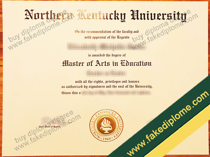 Northern Kentucky University diploma, Northern Kentucky University fake degree, Northern Kentucky University fake certificate