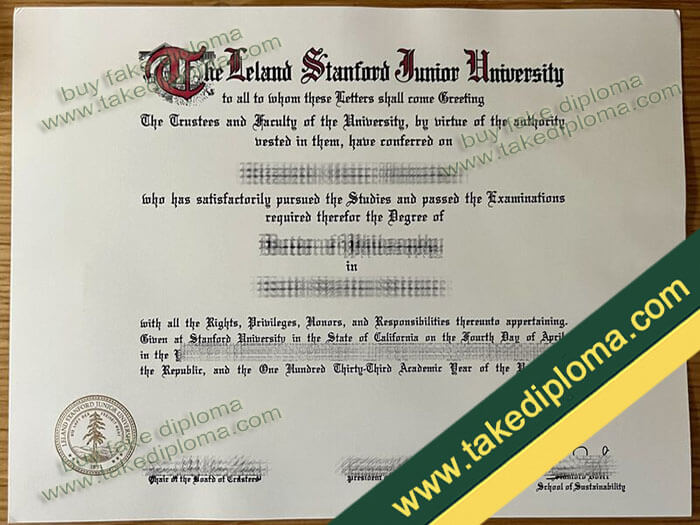 Stanford University diploma, Stanford University fake degree, Stanford University certificate