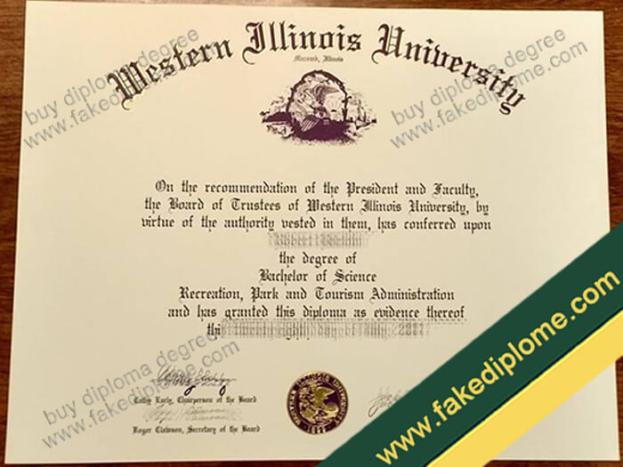 Western Illinois University diploma, Western Illinois University fake degree, Western Illinois University certificate