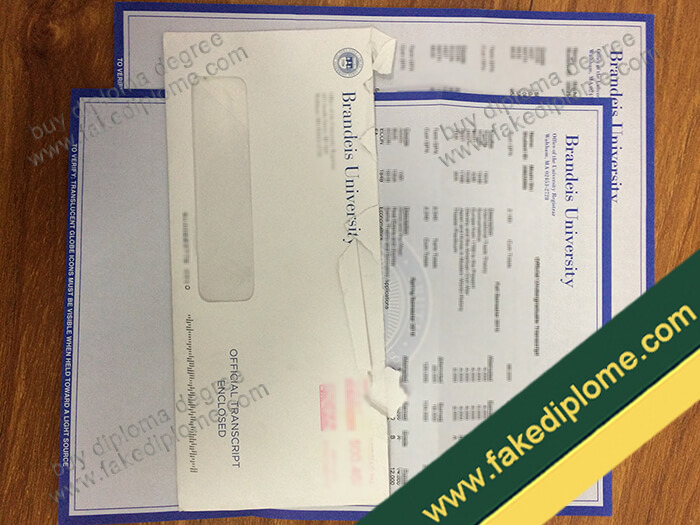 Brandeis University fake transcript, Brandeis University fake diploma, Brandeis University degree