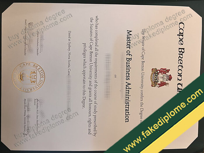 Cape Breton University diploma, Cape Breton University degree, Cape Breton University fake certificate