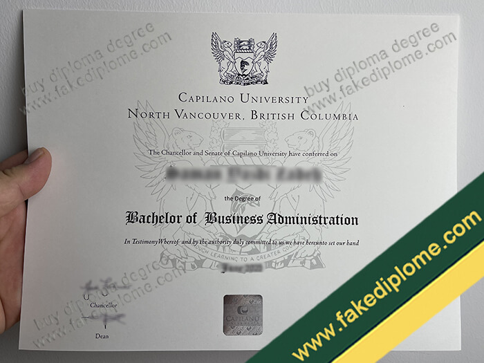 Capilano University diploma, Capilano University degree, Capilano University certificate