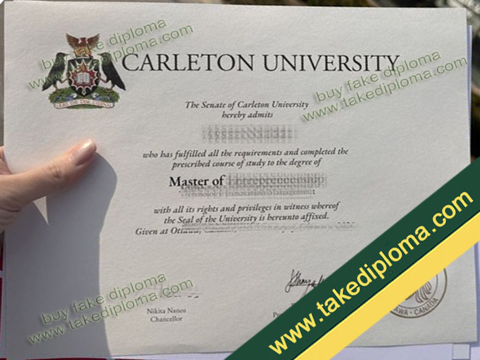 Carleton University diploma, Carleton University degree, Carleton University certificate