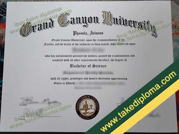 Grand Canyon University diploma, Grand Canyon University fake degree, Grand Canyon University certificate