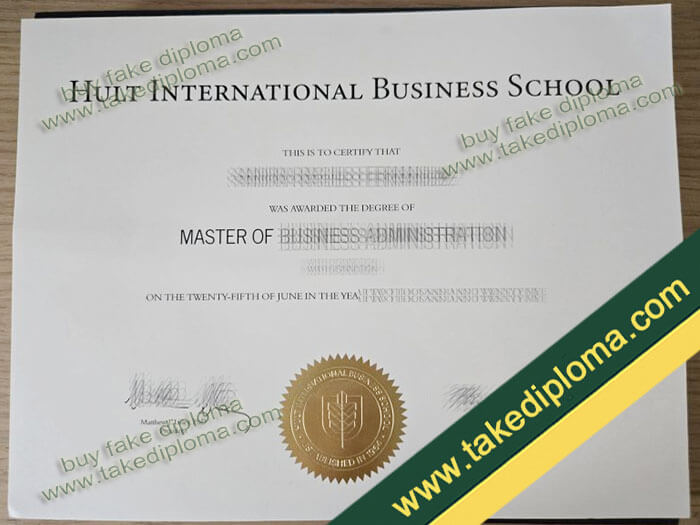 Hult International Business School diploma, Hult International Business School degree, Hult International Business School certificate sample