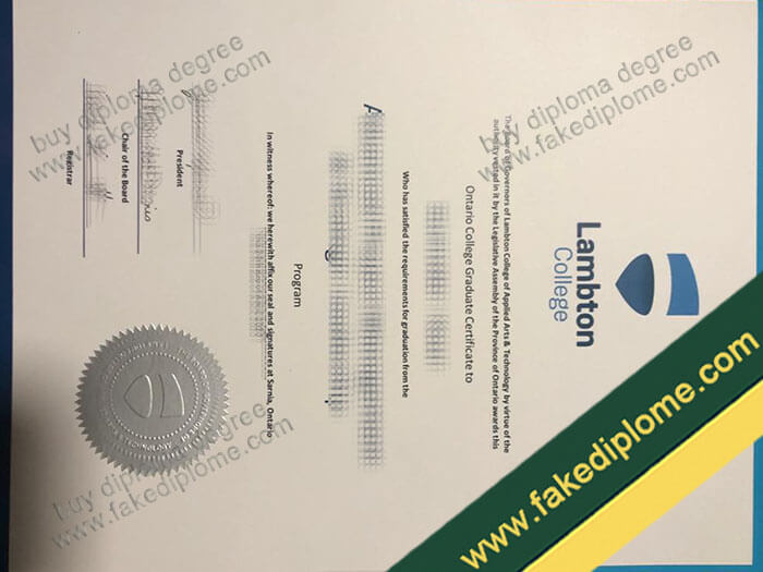 Lambton College diploma, Lambton College certificate, Lambton College degree