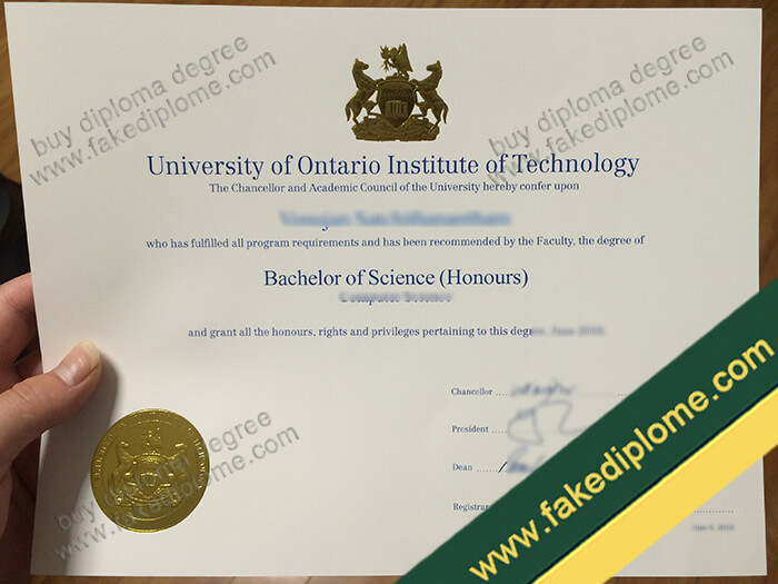 Ontario Tech University diploma, Ontario Tech University degree, Ontario Tech University transcript