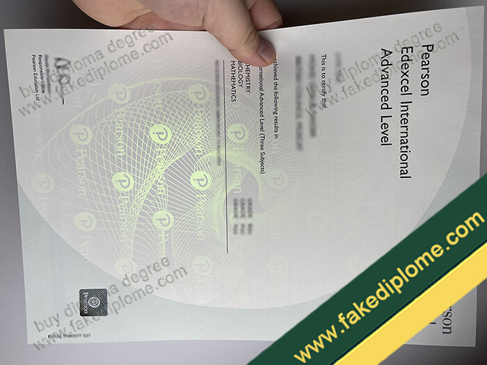 Pearson Edexcel A Level diploma, Pearson Edexcel A Level certificate