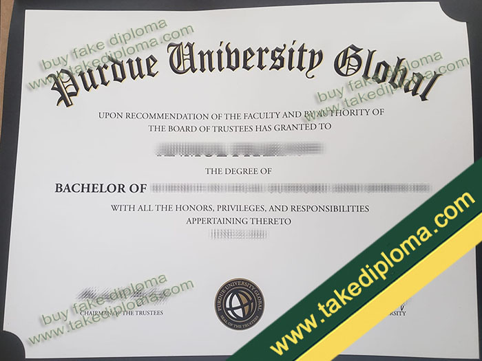 Purdue University Global diploma, Purdue University Global degree, Purdue University Global certificate