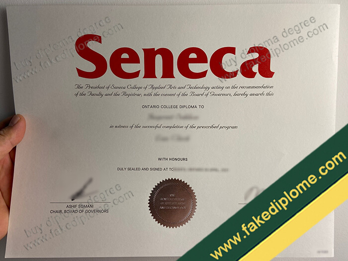 Seneca Polytechnic diploma, Seneca Polytechnic degree, Seneca Polytechnic certificate