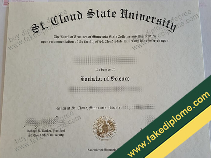 St. Cloud State University diploma, St. Cloud State University fake degree, St. Cloud State University fake certificate